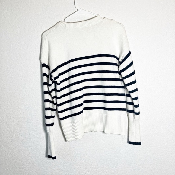 Philosophy🔥SALE🔥 Philosophy black and ivory stripe sweater Small - Picture 3 of 10